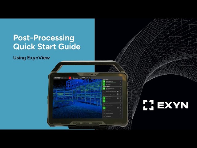 Post-Processing Quickstart Guide (using ExynView)