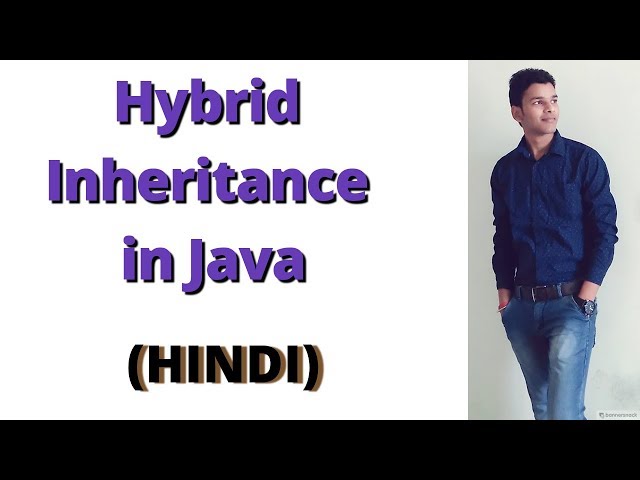 Hybrid Inheritance in Java (Hindi)
