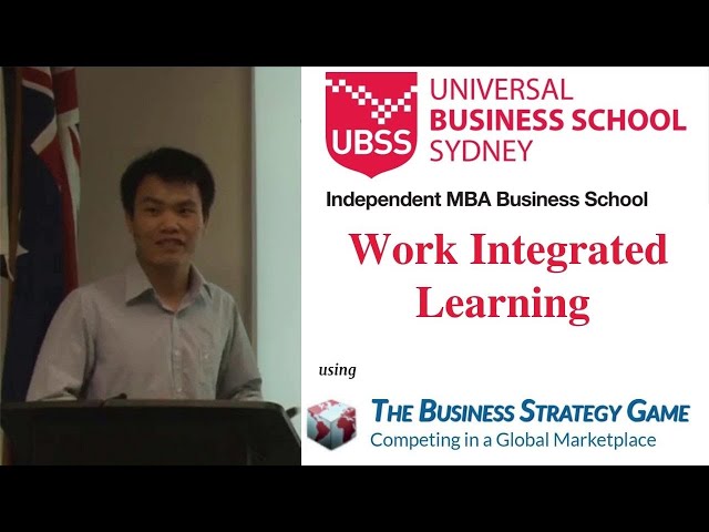 Company A UBSS, Work Integrated Learning program: using Business Strategy Game-online