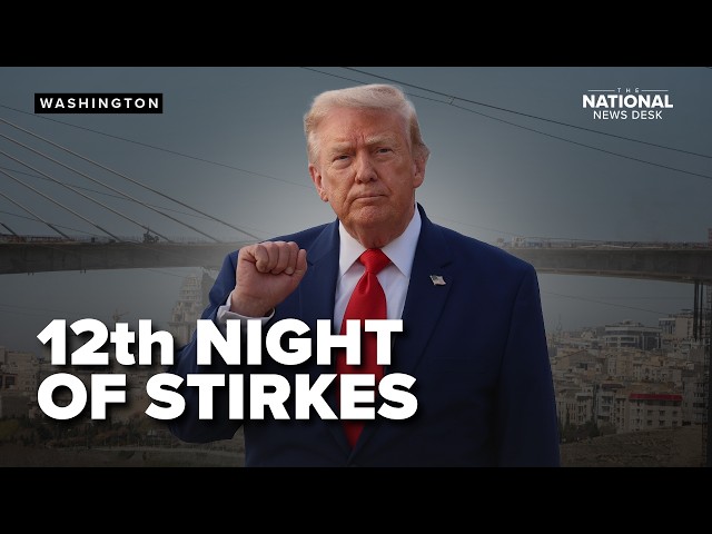 US launches 12th night of strikes against Iran: Trump honors fallen soldiers