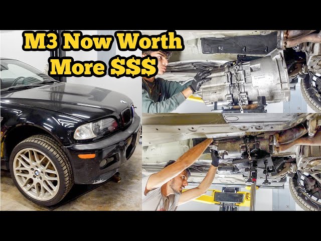 Wrecked E46 M3 SMG conversion to 6 Speed Manual!