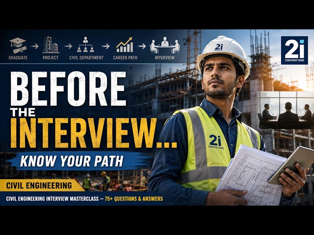 Civil Engineering Interview Masterclass #1 | Career Paths, Project Phases & Entry-Level Roles