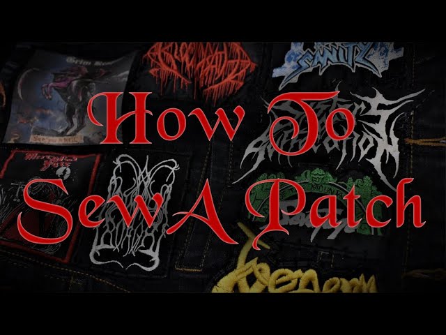 How To Sew A Patch