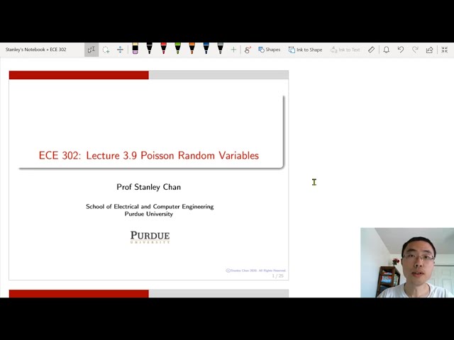 ECE 302 Lecture 3.9 Poisson random variables