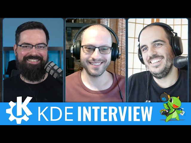 30 Years of KDE: Inside Plasma 6.8, Wayland Switch, & more with Nate Graham & Aleix Pol