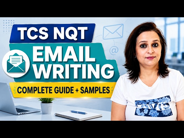 TCS NQT Verbal Ability | Email Writing Complete Guide | Latest Pattern
