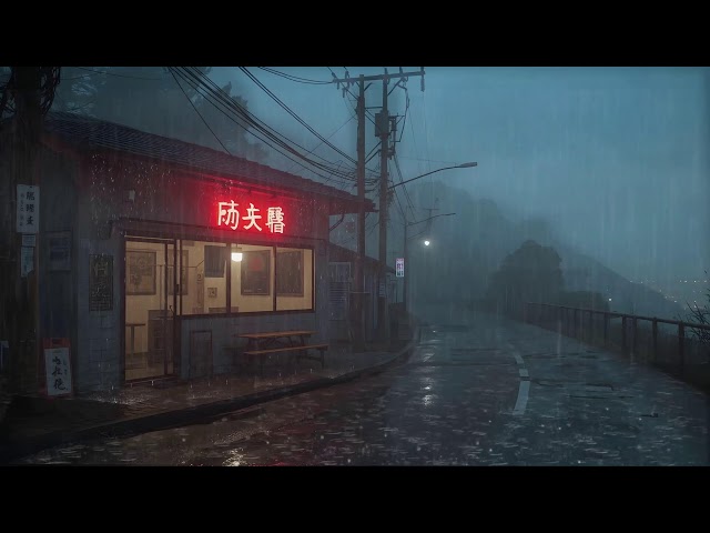 Chill ☕ 90s Rainy Night Beats to Help You Relax & Study Better