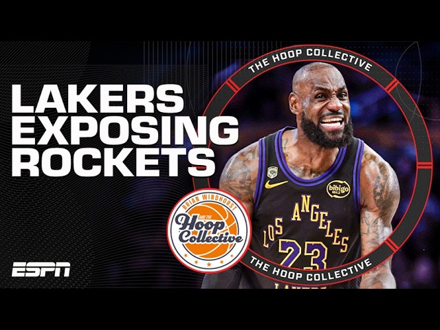 How The Lakers Exposing the Rockets Offensive Struggles | The Hoop Collective