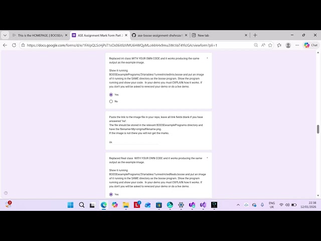 ASE BOOSE assignment final submission demo