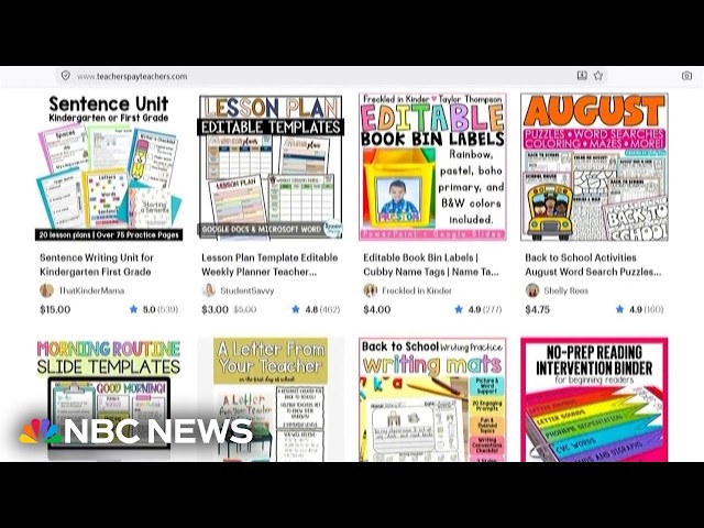 Teachers Pay Teachers hit by a wave of A.I. content with mistakes