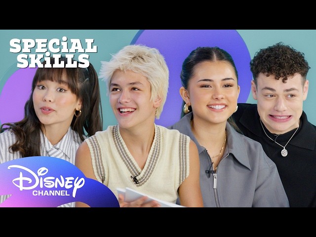 Hudson, Lumi, Julian & Faith Guess Each Other’s Hidden Talents! 🤔✨ | Special Skills | Disney Channel