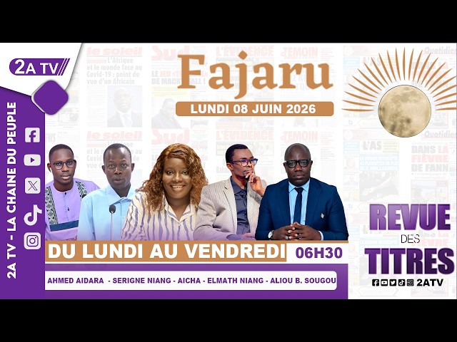 FAJARU du Mardi 09 Juin 2026
