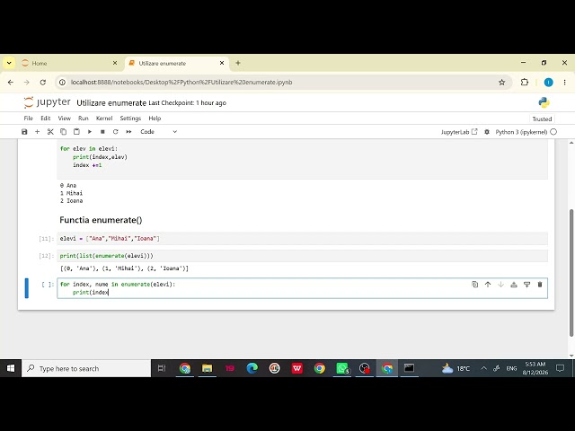 Module 1 Lesson 3.7 The enumerate Function