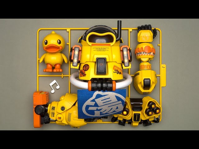 ♪Build: Duck Gundam | Soskill | Satisfying beat building | Speed build | Model Kit