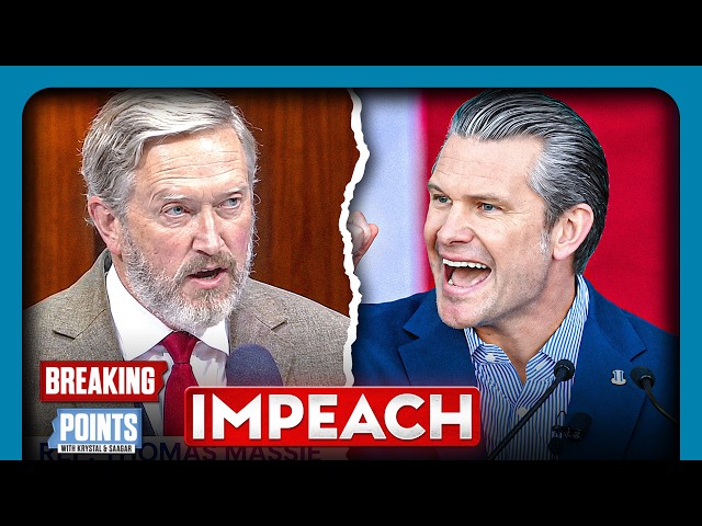 Massie Moves To IMPEACH Pete Hegseth Over Iran War