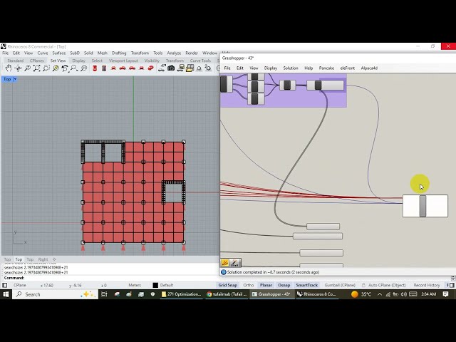 25 - Single Objective Optimization with Galapagos #Grasshopper #OpenSees