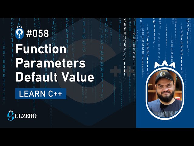 [Arabic] Fundamentals Of Programming With C++ #058 - Function Parameter Default Value