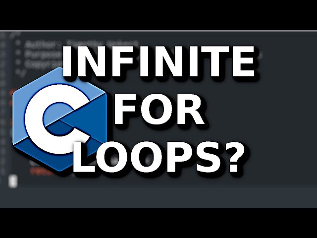 C Programming Tutorial - Infinite For Loop