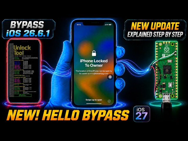 NOW Error-Free! One-Click Hello Bypass on iOS 27 / 26.6.1 –No Registration with UnlockTool|iPhone 11