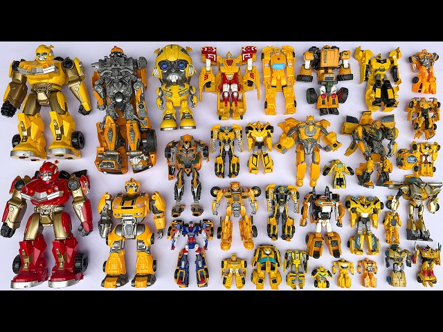Ultimate Transformers Bumblebee Toy Video! All Generations Step-by-Step Transformation: Robot to Car
