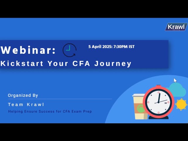 Recorded Webibar - Kick Start your CFA Program