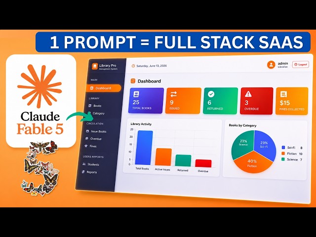 Claude Fable 5 (Mythos!): Build a Full-Stack Web App in MINUTES for Free