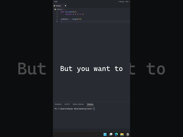 What is the filter function in Python #python #programming #coding
