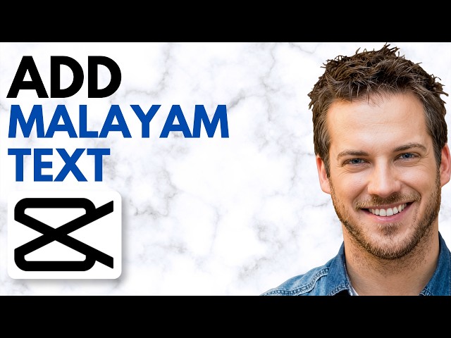 How To Add Malayalam Text in CapCut PC (Easy Tutorial)