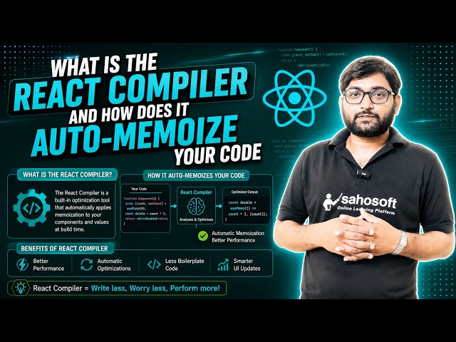 What is the React Compiler and How Does It Auto-Memoize Your Code?🔥 React Interview Question 2026