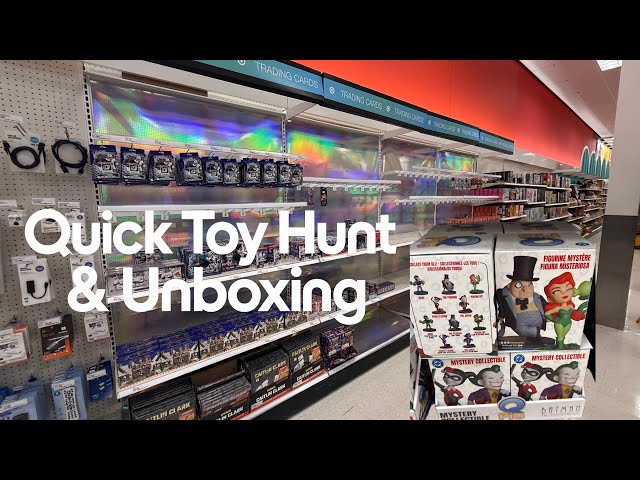 Cacería y unboxing rápido de juguetes en Target