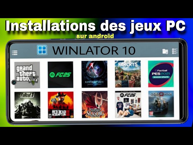 COMMENT INSTALLER N’IMPORTE QUEL JEU PC offline SUR ANDROID AVEC WINLATOR🔥