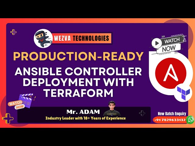 Production-Ready Ansible Controller Deployment with Terraform | DevOps | Real-World Project #ansible