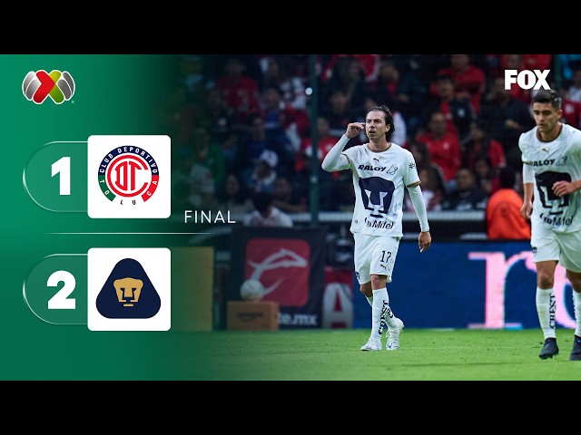 TOLUCA 1-2 PUMAS | HIGHLIGHTS | LIGA MX | MATCHDAY 2 | APERTURA 2026