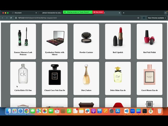 product display assignment