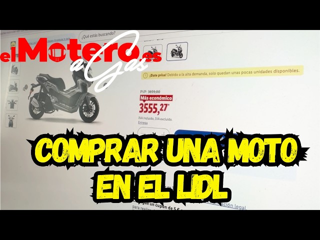 WE TRIED TO BUY A LIDL MOTORCYCLE: "It's a German brand that buys Chinese motorcycles"