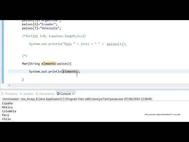 Java Arrays II Course Video 24
