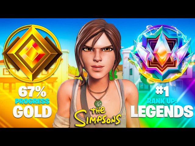 Unranked to Unreal Legends Reload Speedrun (Fortnite Simpsons)