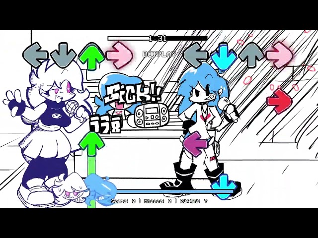 Friday Night Funkin': Light Blue Rechart (FNF Sky Remanifested Mod)