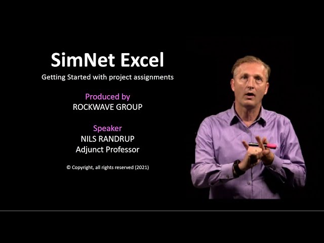 Getting started with Excel Projects on McGraw Hill SimNet