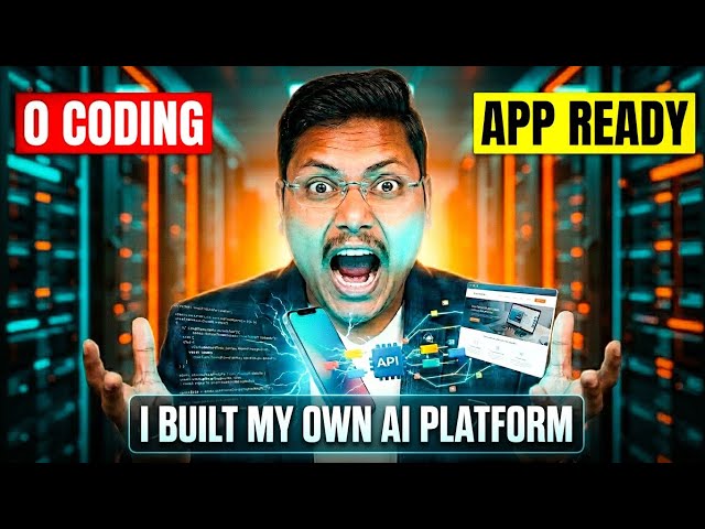 INSANE! I Built My Own AI Platform! 😍 (Prompt to App in Seconds!) 0 Coding with API!