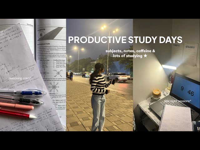 intense study vlog ★ | 2 Days of Studying, Caffeine & Locking In