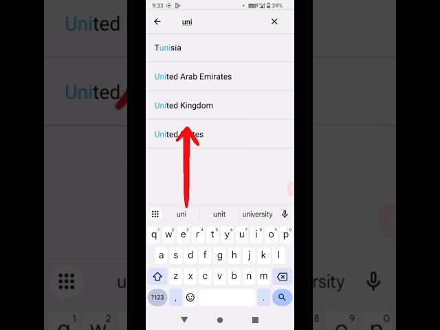 How to change region in UK #mobile #settings