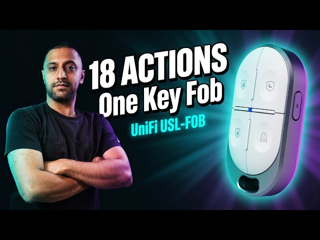 The UniFi USL-Fob Does MORE Than You Think | Alarm, Relays, Gates & Home Assistant