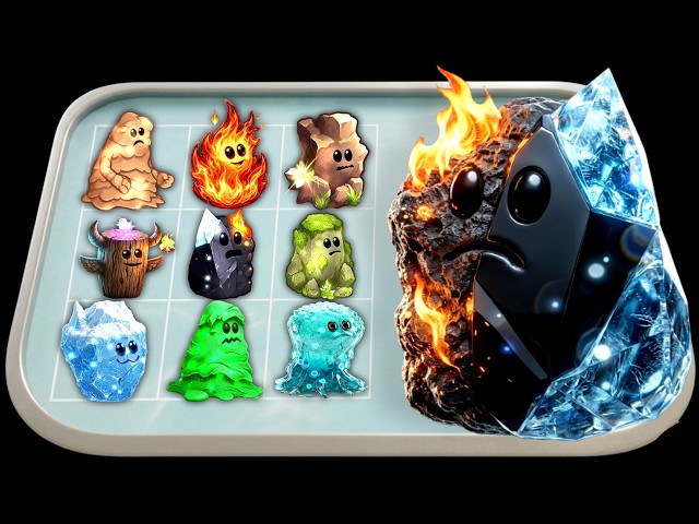 NEW ! Elemental Merge  Master Battle - 3d Eliment Evolution, Eliment Merge Monster