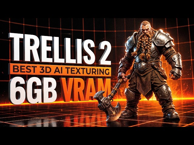 New Open-Source 3D AI Texturing Workflow is Here (Runs on 6GB VRAM)