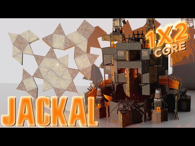 The Jackal - BUDGET BUILD - SOLO DUO Base - 50 ROCKETS - Simple & Strong - RUST Base Designs 2026