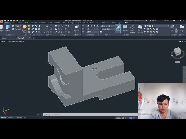 AutoCAD 3D Practice Drawing  Mechanical Modeling for Beginners