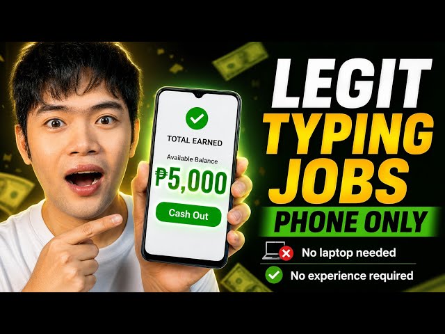 TOP 3 LEGIT TYPING JOBS USING PHONE ONLY! 💰 (Earn Up To ₱5000+)