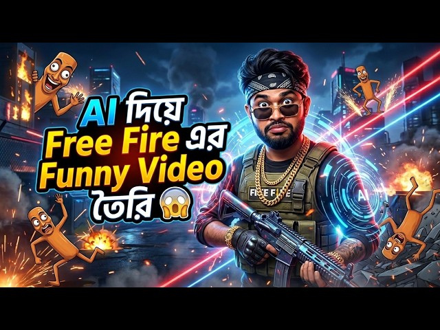 AI দিয়ে Free Fire এর Funny Video তৈরি  | Free fire Funny Ai video making 2026