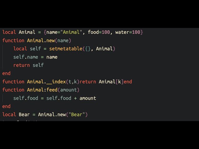 How To Make Classes in Lua | Advanced Lua Tutorials #1